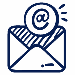 e-mail bleue - Contact - Pour plus d'informations - Jimto Formation Sécurité
